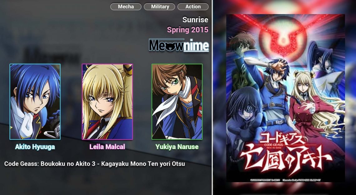 Download Anime Code Geass: Boukoku no Akito 3 - Kagayaku Mono Ten yori