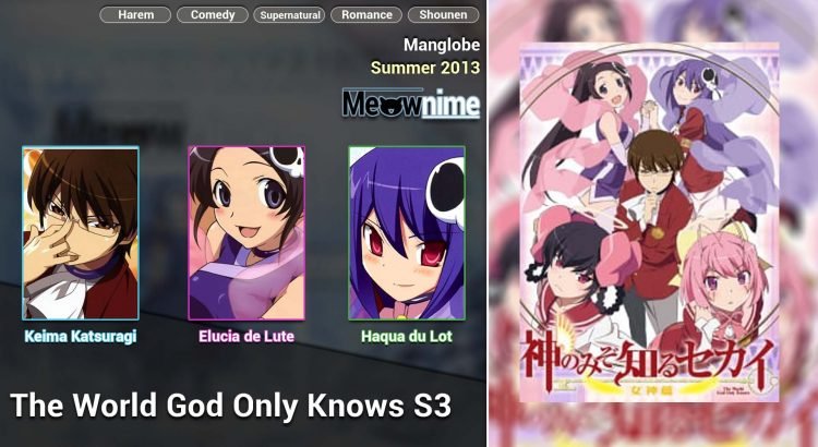 The World God Only Knows S3